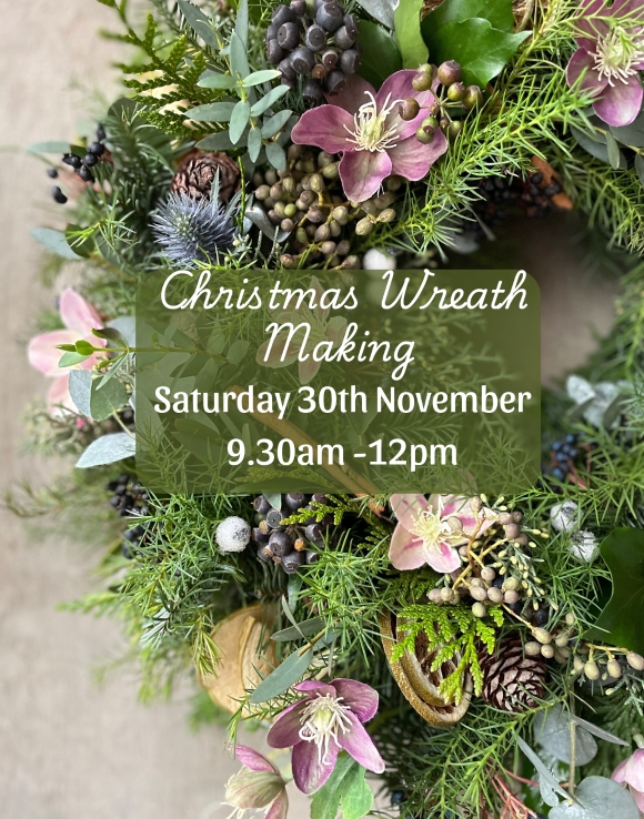 Festive Wreath Workshop 30 Nov