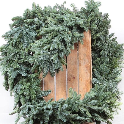 Festive wreath & Mantelpiece Set